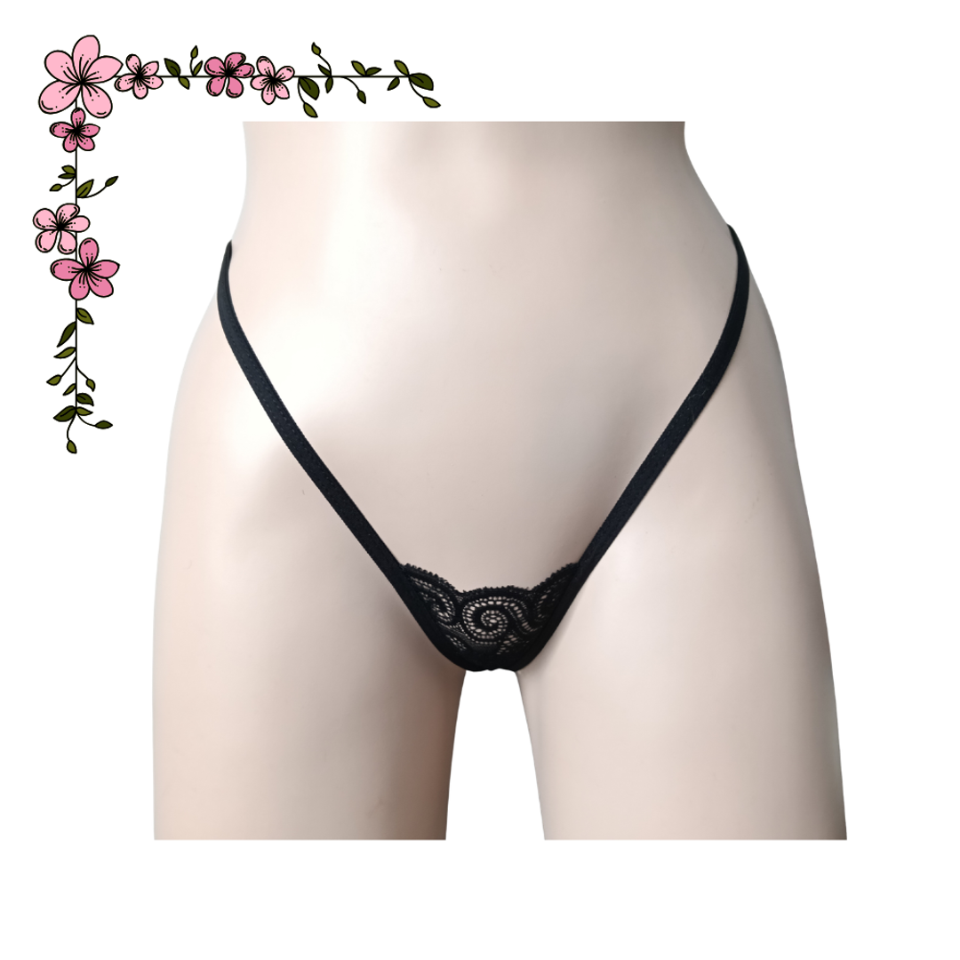 Súper micro tanga hilo apertura 