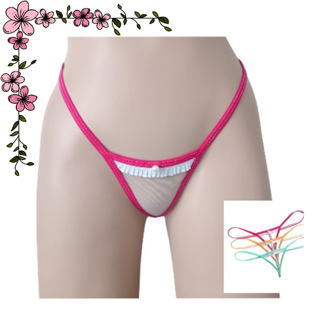 Micro tanga hilo en velo 