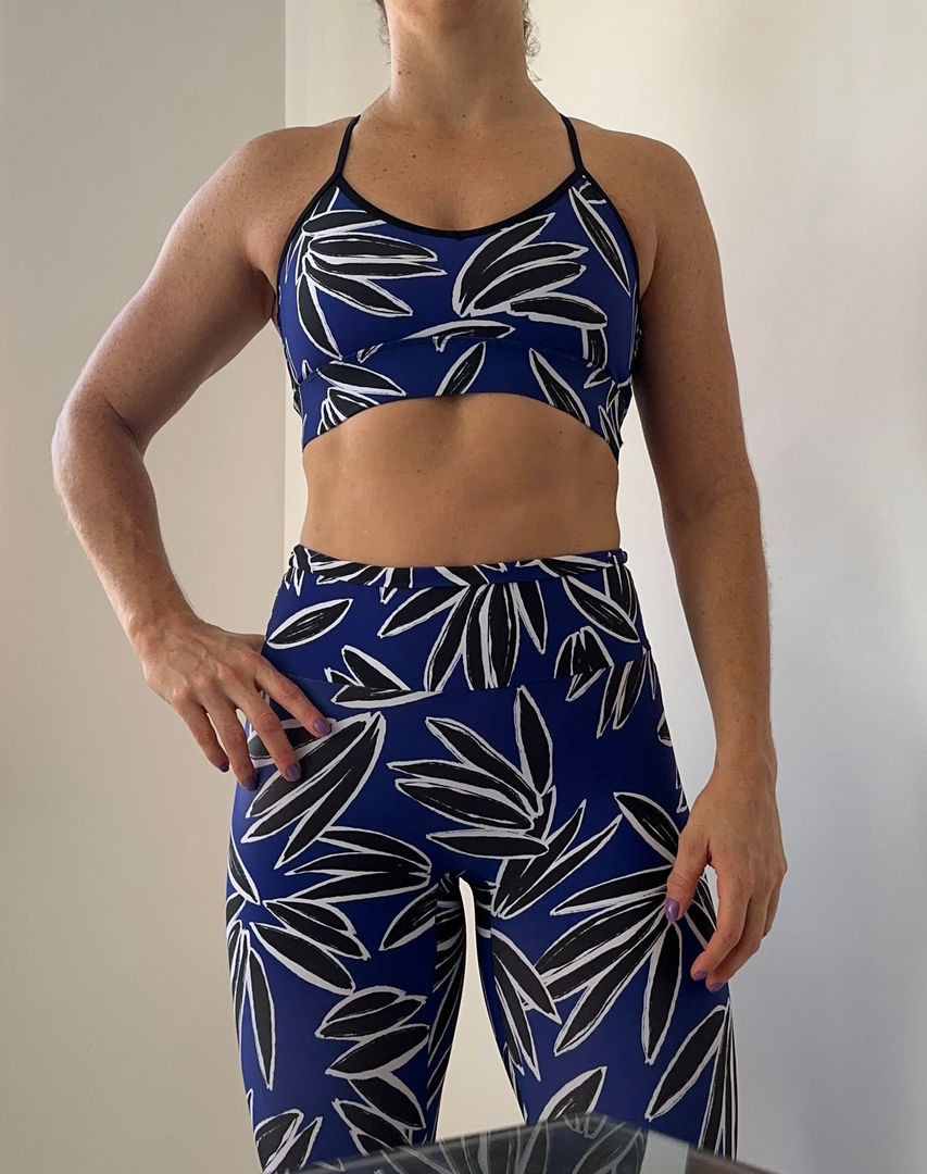 Leggings sin costura delantera tiro alto Lycra