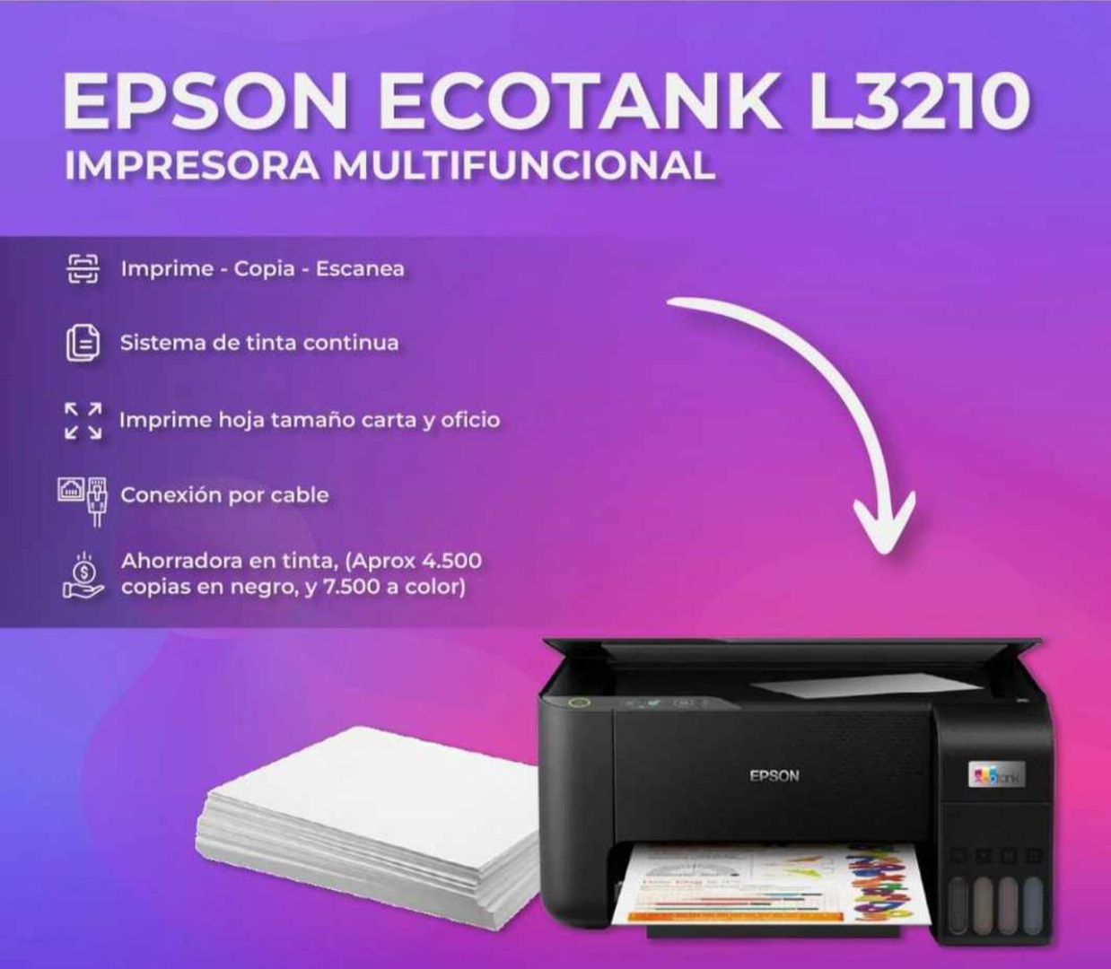 IMPRESORA MULTIFUNCIONAL L3210 