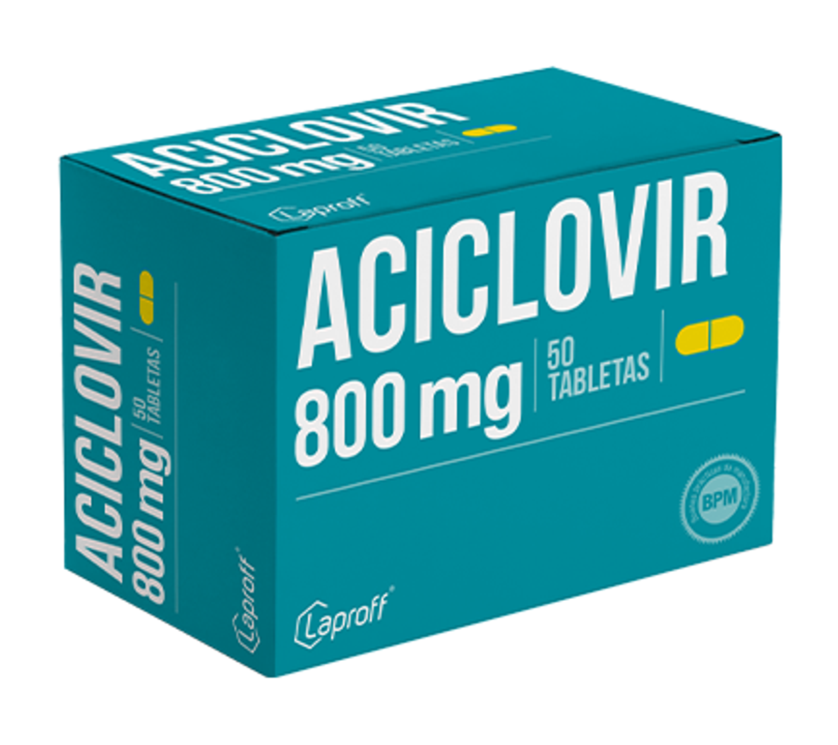 ACICLOVIR 800MG LAPROFF SOB X 10 TAB