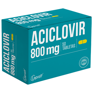 Imagen del producto ACICLOVIR 800MG LAPROFF SOB X 10 TAB