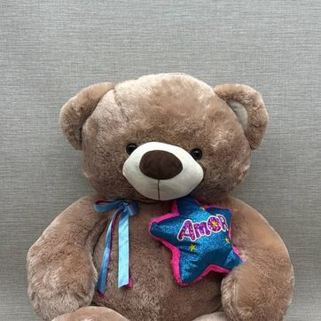 Imagen del producto OSO ESTRELLA DE (80CM) BEIGE