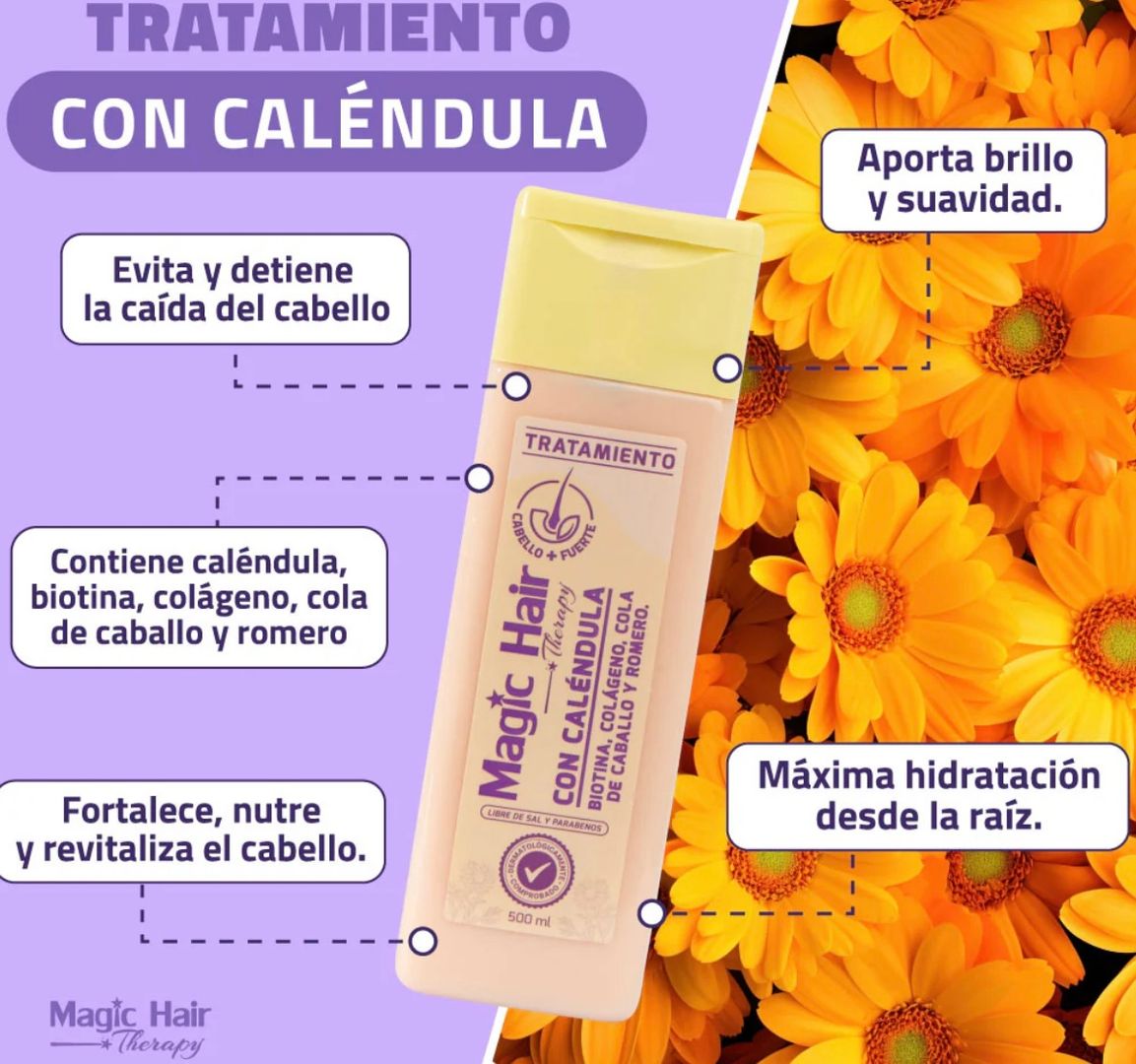 Tratamiento con caléndula 