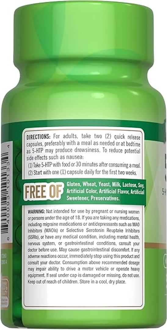 5HTP 200mg 50 und 5 hidroxitriptófano