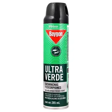 Imagen del producto BAYGON VERDE AEROSOL MATA CUCARACHA X 285 ML