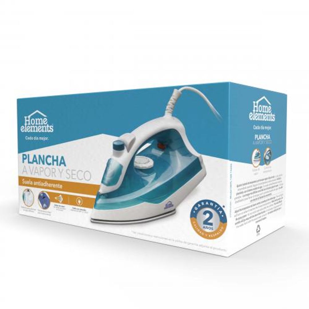 PLANCHA DE ROPA VAPOR HOME ELEMENTS