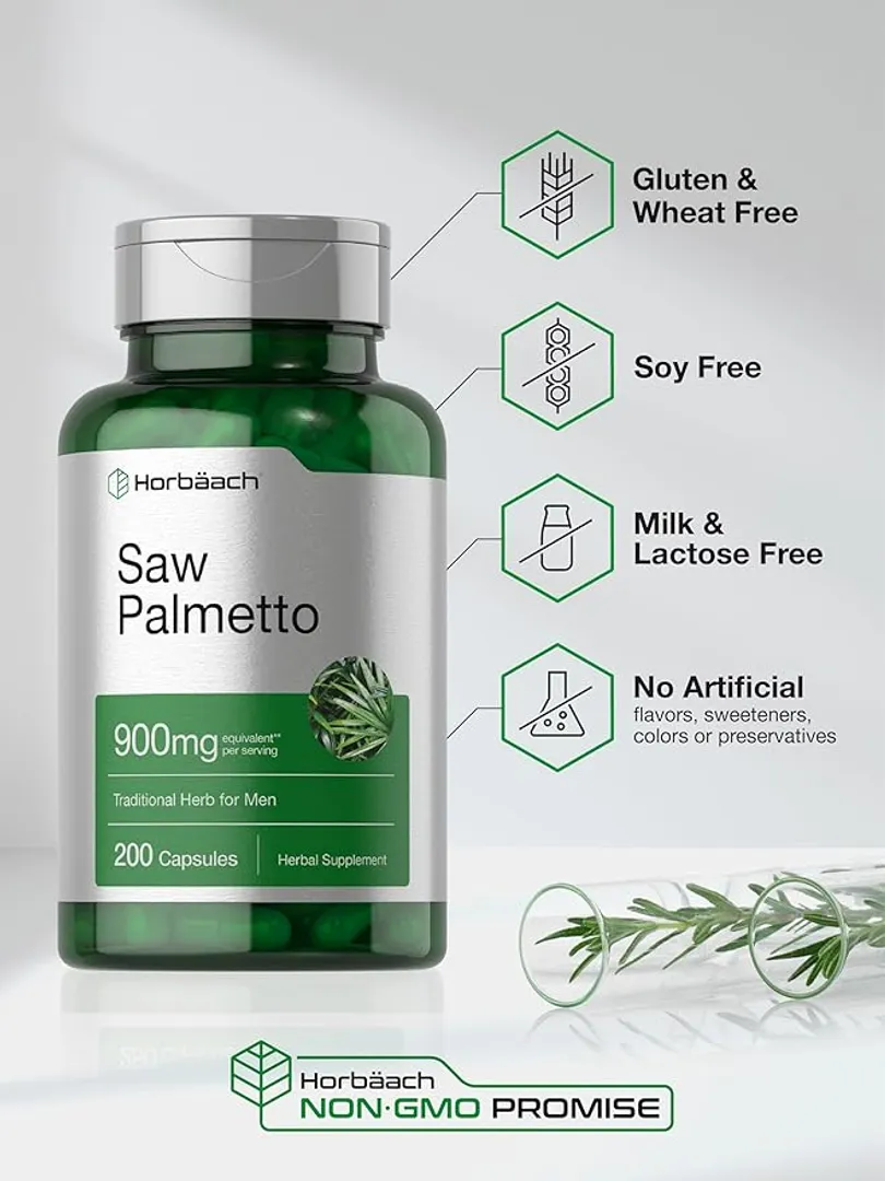 Saw Palmetto Extract 900 mg  200 cap Horbaach