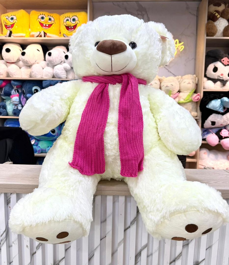 OSO PELUCHE 60cm BUFANDA COLORES