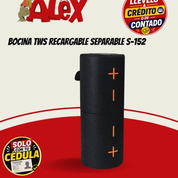 Imagen del producto Bocina TWS Recargable Separable S-152