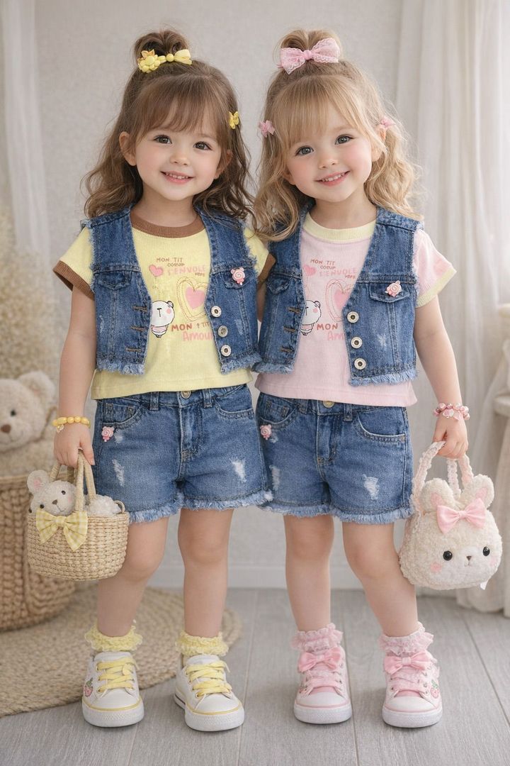 conjunto trio short chaaleco