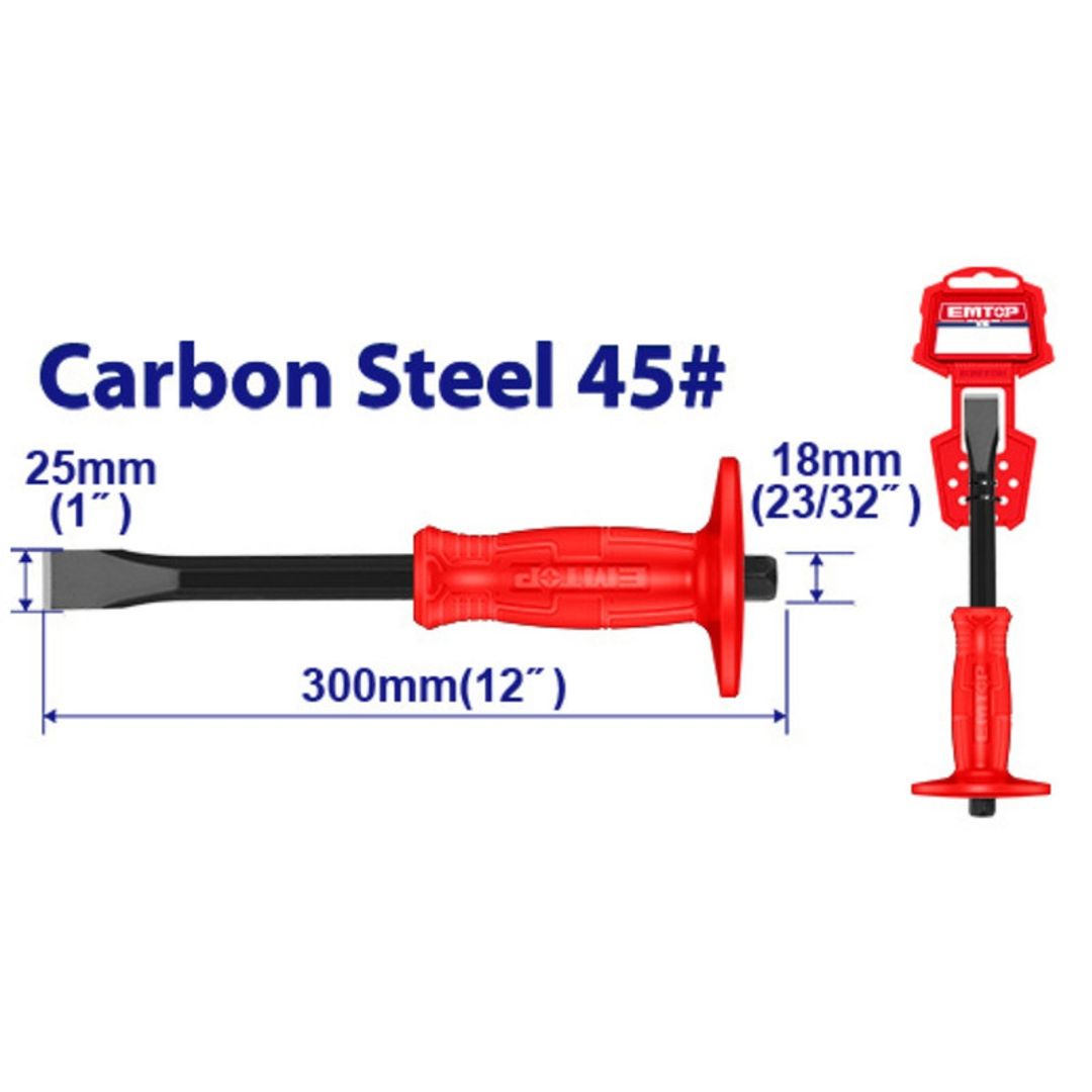 EMTOP CINCEL PALA 18x300x25MM PROTECTOR SUPER EMTOP