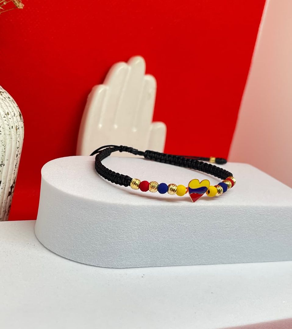Pulsera corazon colombia balin italy 4mm