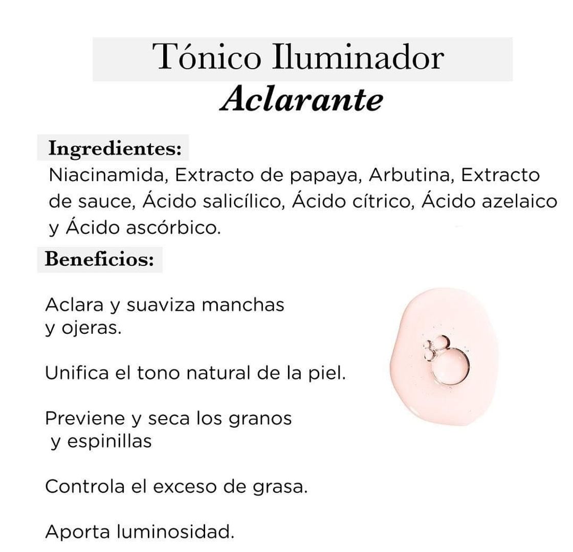 Oferta Tónico Iluminador Aclarante x 3 unidades - Elixir by La Maga 