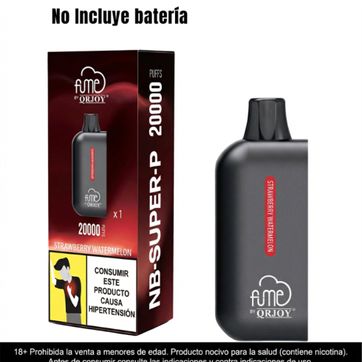 Pod Fume 20.000 Puffs Strawberry Watermelon - Fume Nb Super P - imagen 1