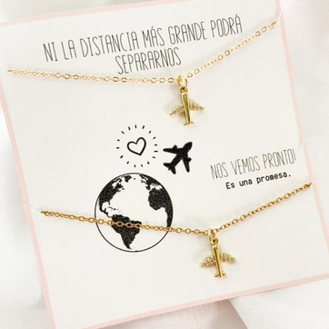 Imagen del producto CADENITAS PAREJA AVIÓN 