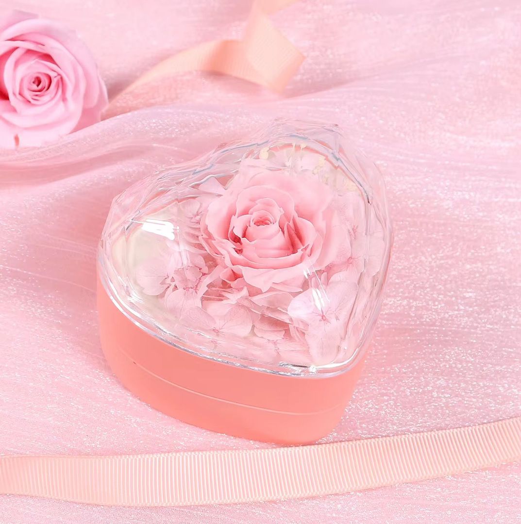 Corazón con rosa FAJ-704