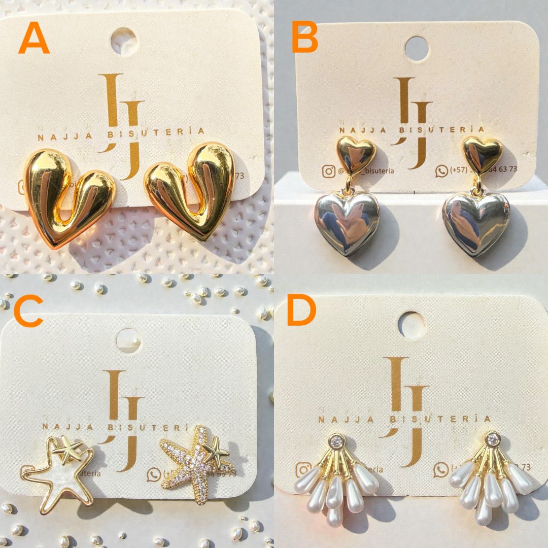 Aretes trendy 