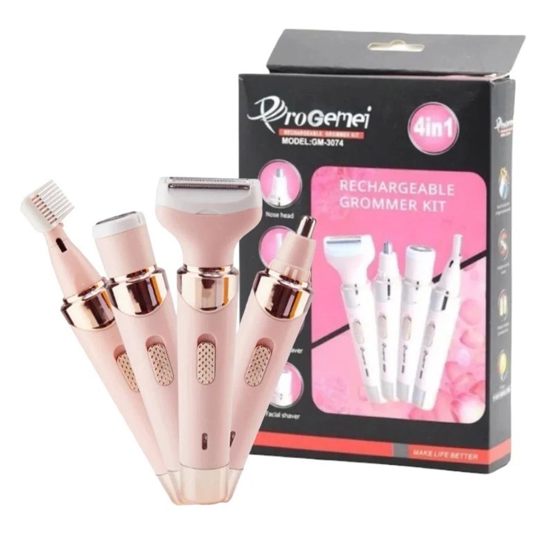 DEPILADORA MUJER GEEMY 4 EN 1 