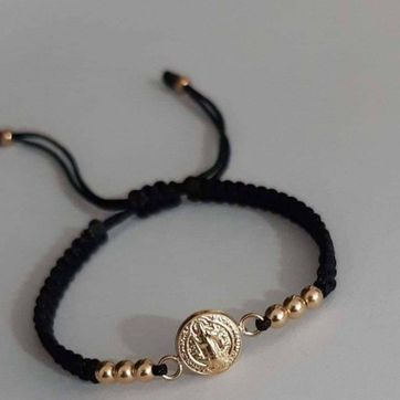 Imagen del producto Pulsera san benito balin liso 4mm