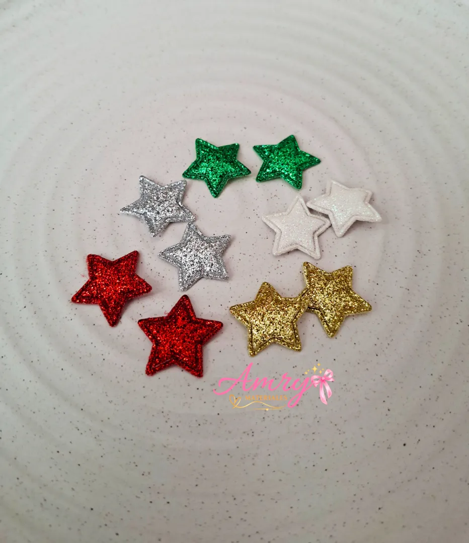 Kit 10 Unid. 2.2cm Estrellas Surtidas 