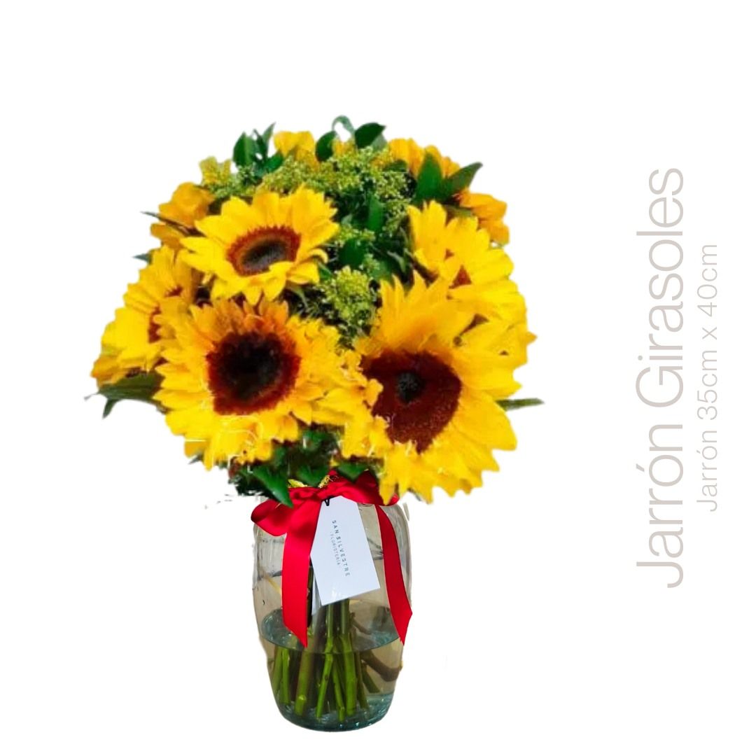 JARRON 12 GIRASOLES