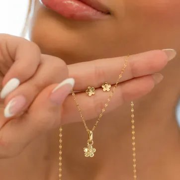 C Conjunto Golden Flower - imagen 1