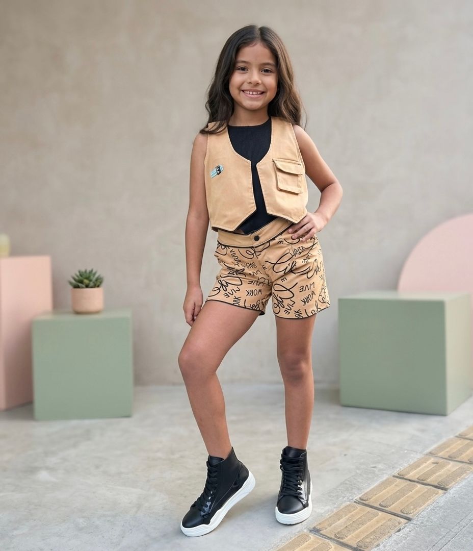 CONJUNTO TRIO DE SHORT