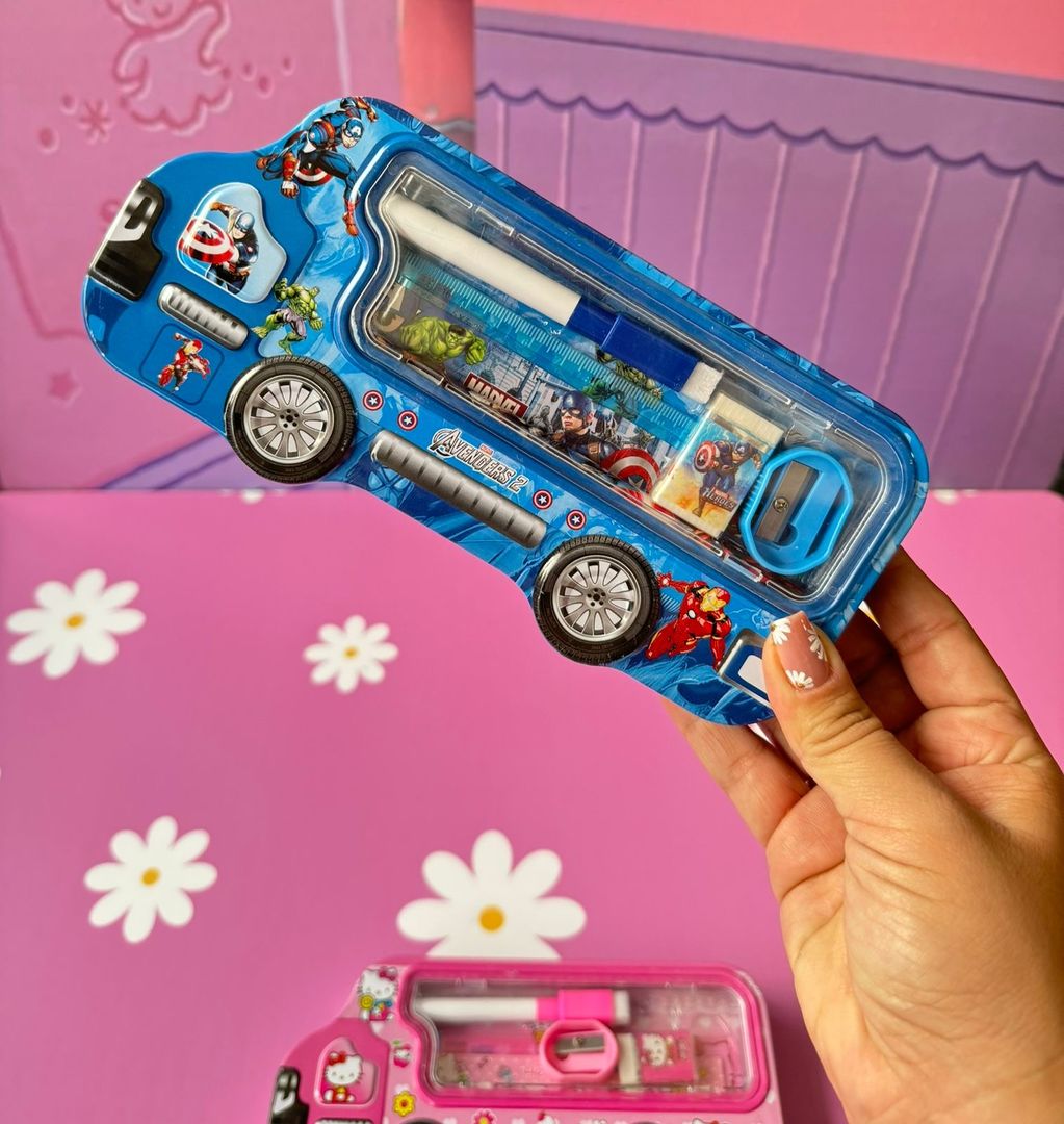 Cartuchera metálica bus 