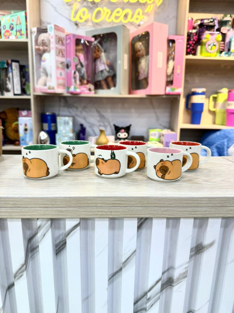 SET POCILLO X 6 CAPIBARA 