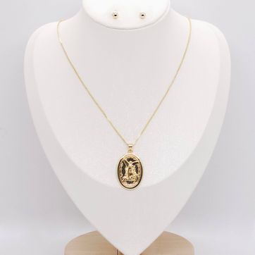 Imagen del producto SET COLLAR MIGUEL ARCANGEL RODINADO