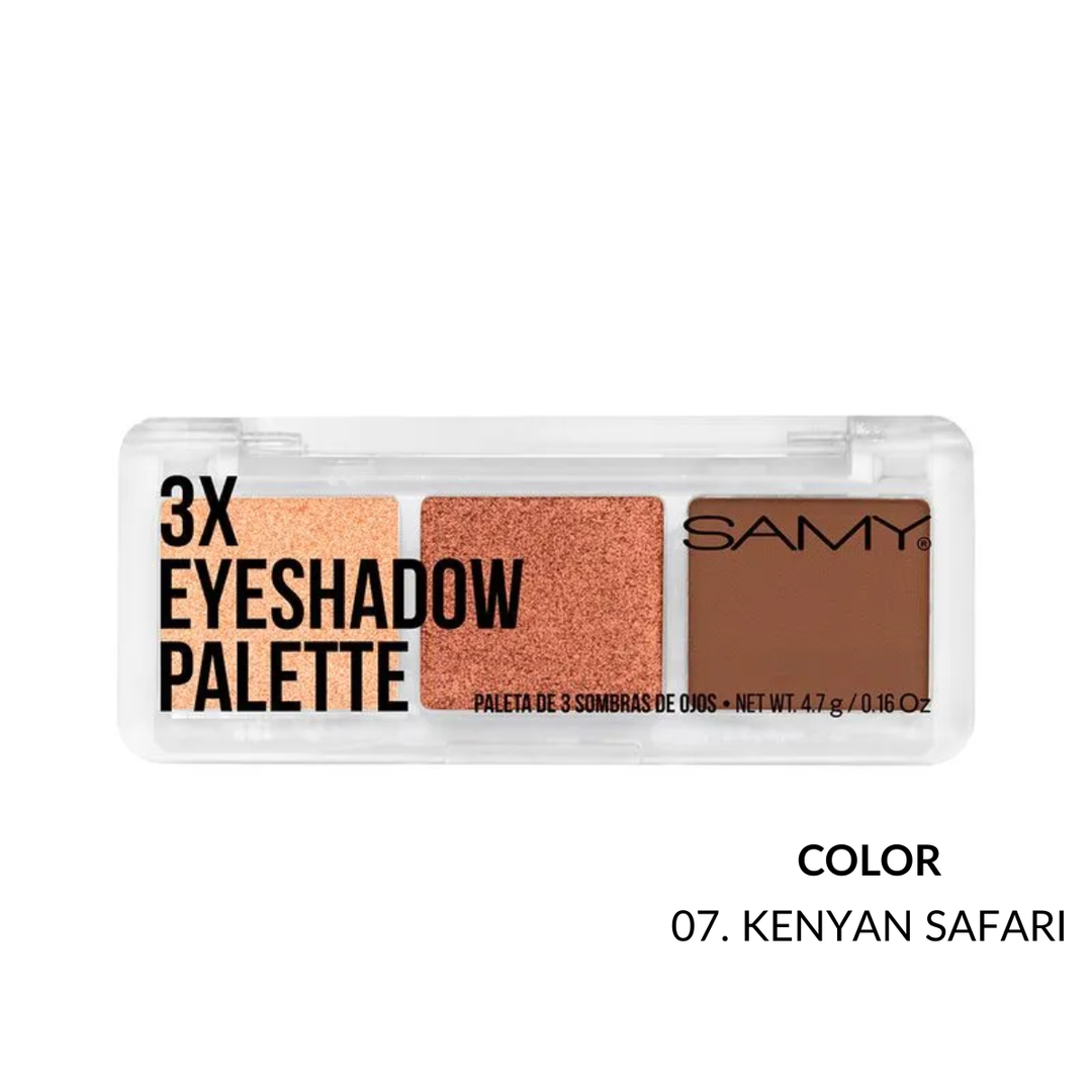 PALETA DE SOMBRAS X 3 SAMY