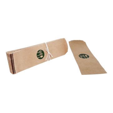 Imagen del producto M. BOLSA PARA CUBIERTOS IMPRESA PAPEL PAQ X 100 UND 