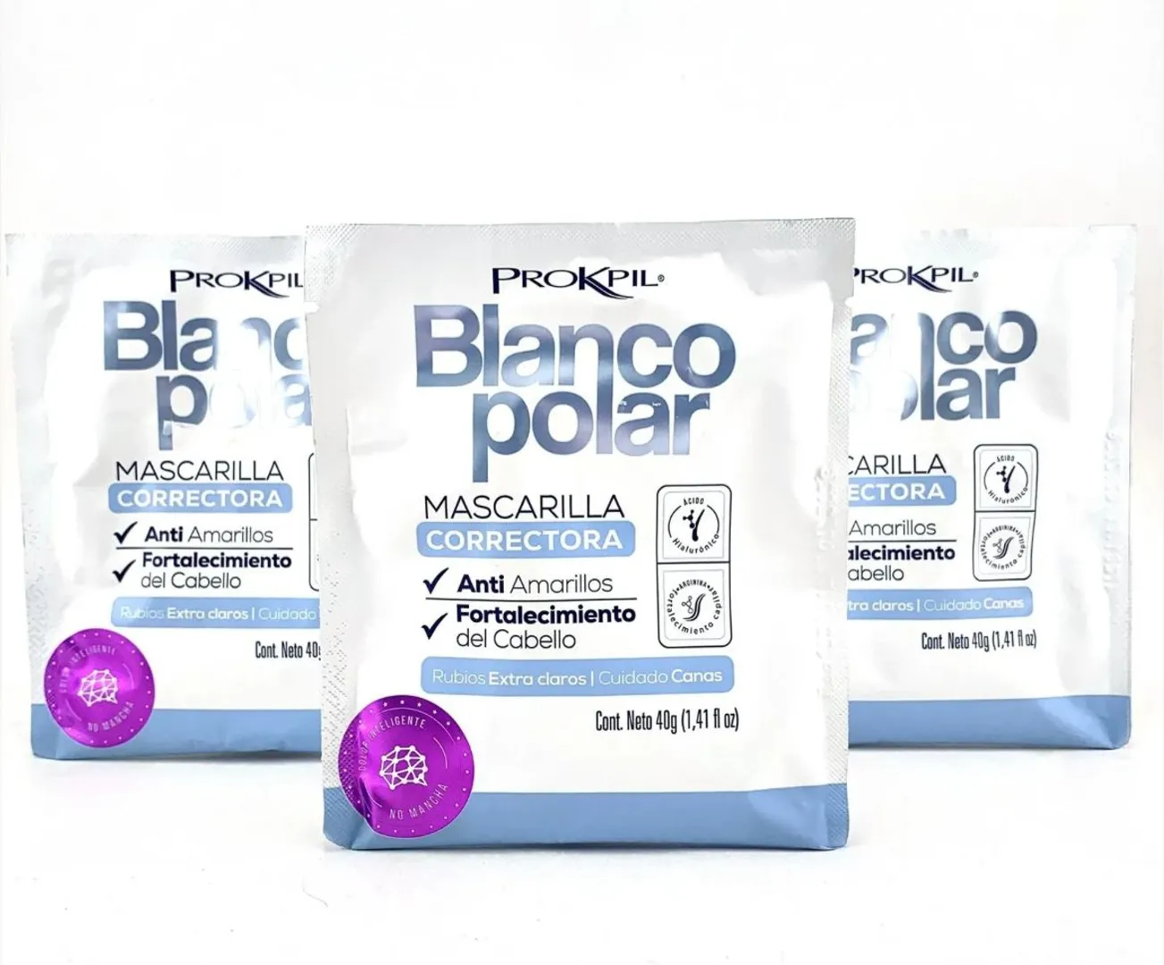 Sachet en Mascarilla Correctora Blanco Polar Prokpil