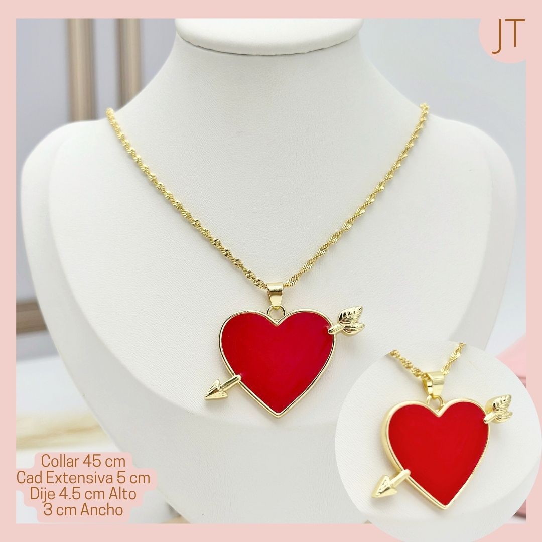 Collar Lazo Corazón Pasión Maxi