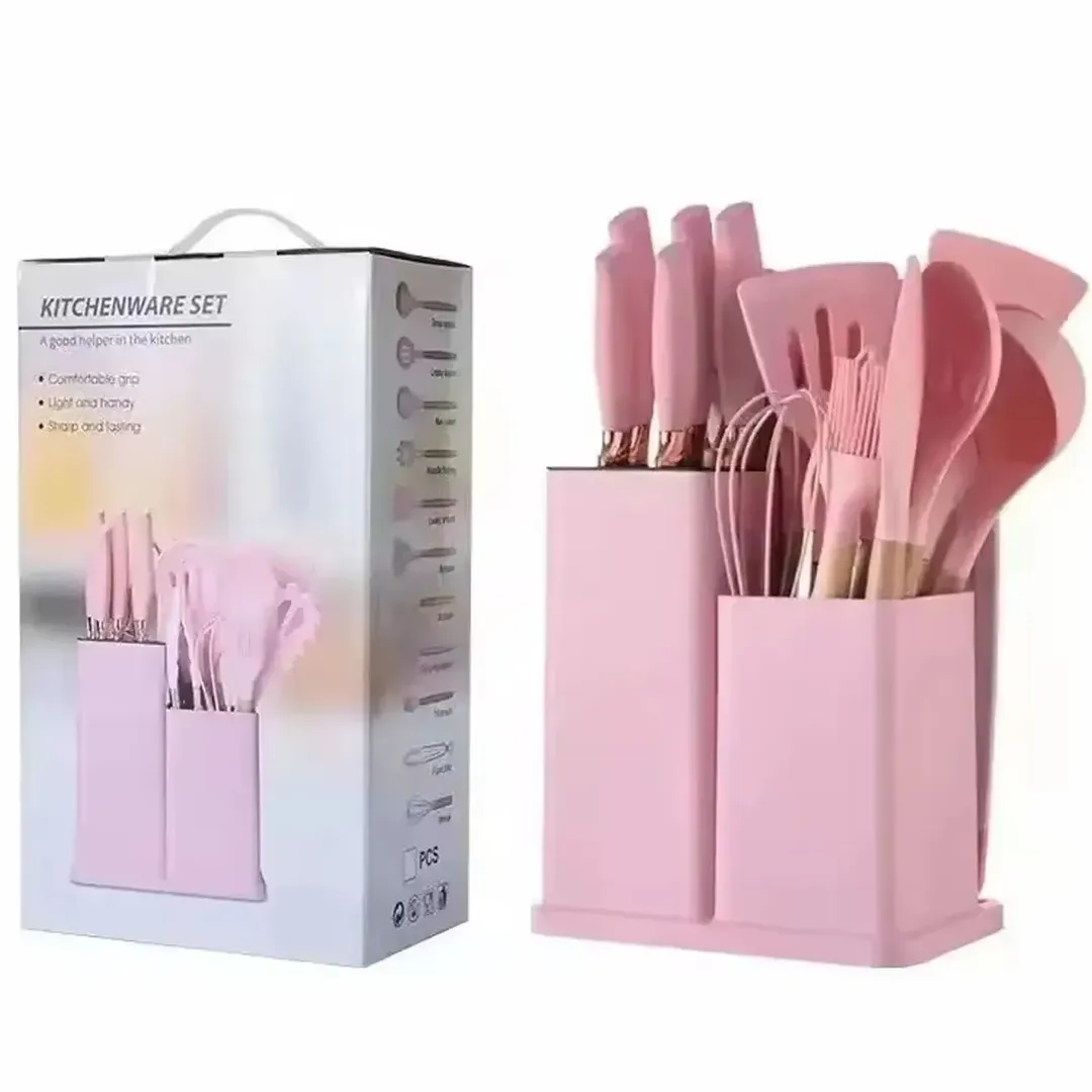 UTENSILIOS DE COCINA 19 PCS CAJA PEQUEÑA
