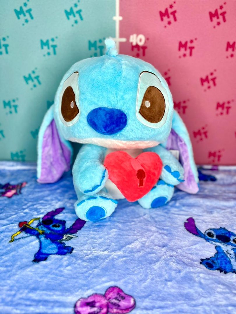 Cobija Stitch Angel Llave corazón