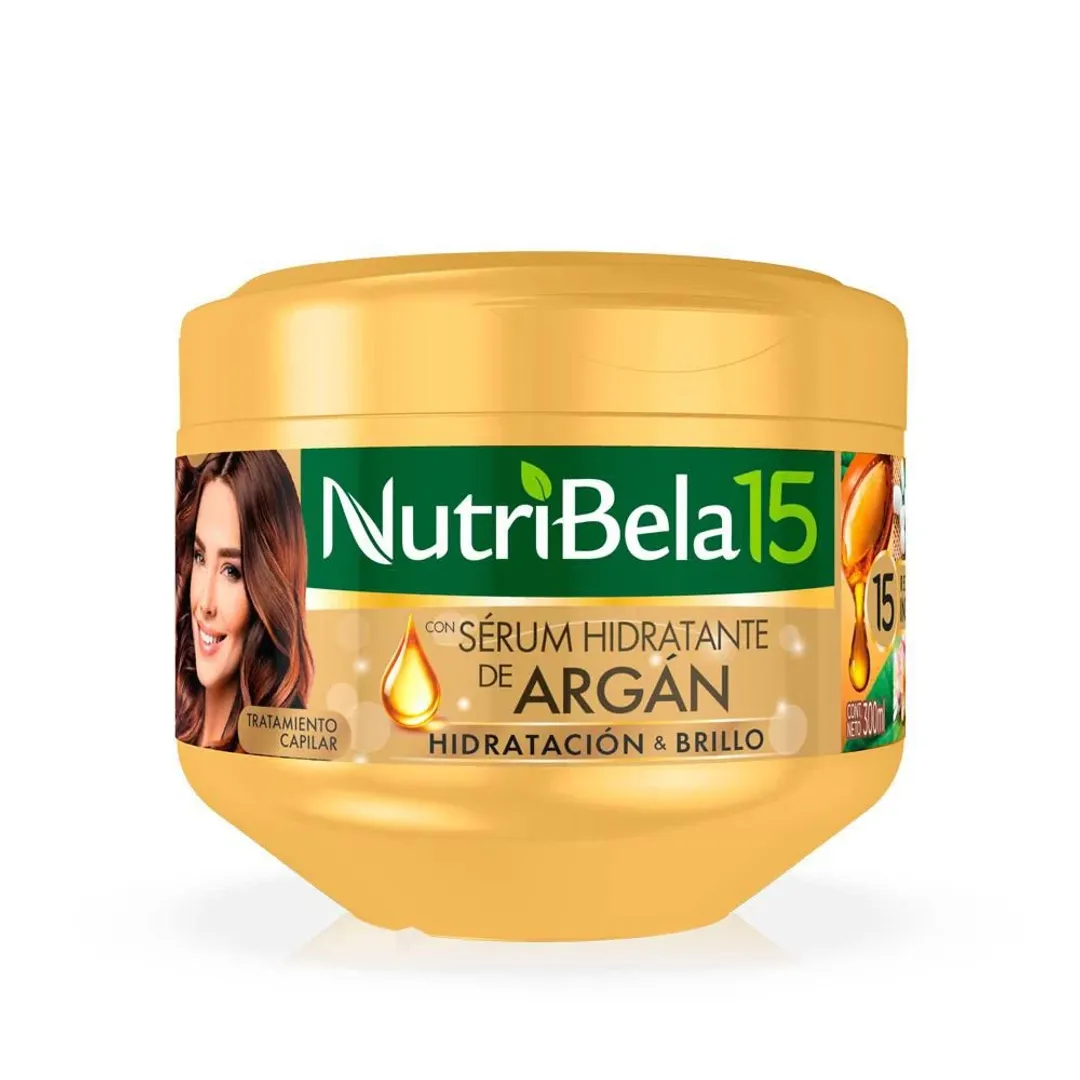 NUTRIBELA Tratamiento Capilar Serum Hidratante de Argan x300ml