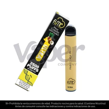 Imagen del producto Fume Ultra Piña Colada 2500 Puffs