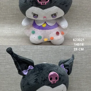 Imagen del producto KUROMI CON VESTIDO 28 CM