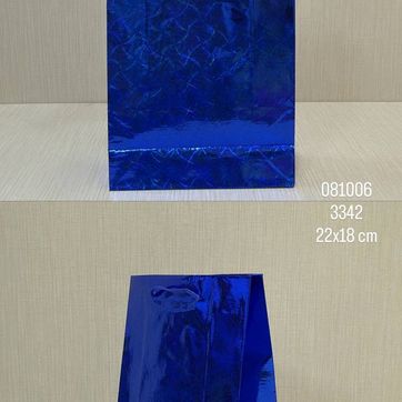 Imagen del producto BOLSA DE REGALO AZUL 22X18 CM