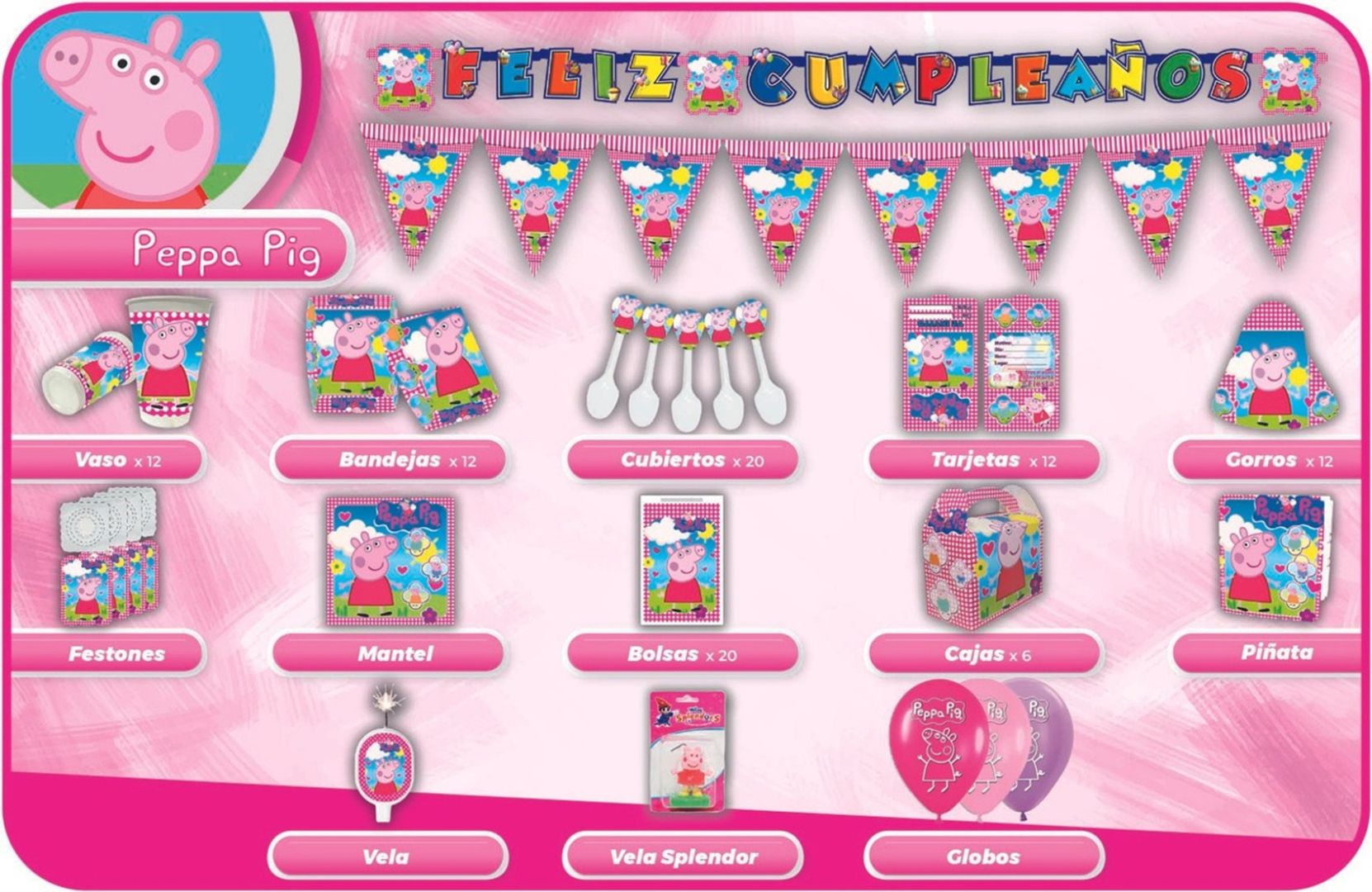 DECORACIÓN PEPA PIG