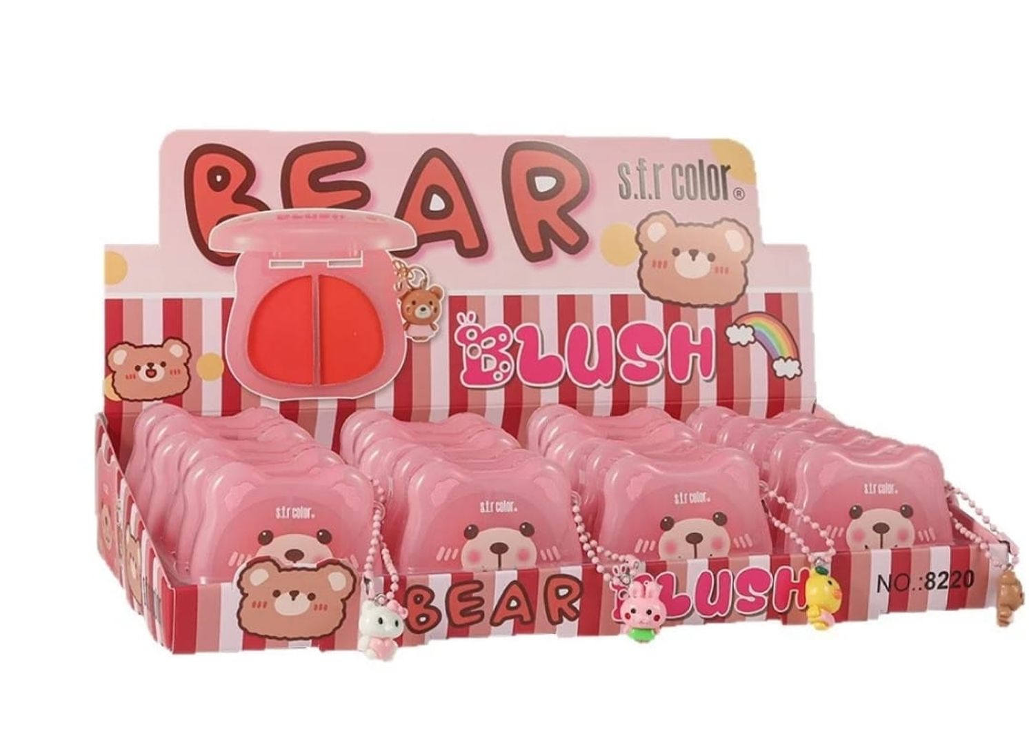 582- RUBOR LLAVERO BEAR DUO 