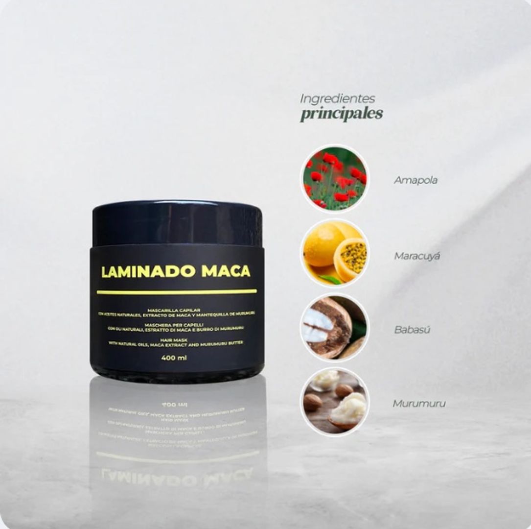 LAMINADO MACA 400ML - Regeneración capilar