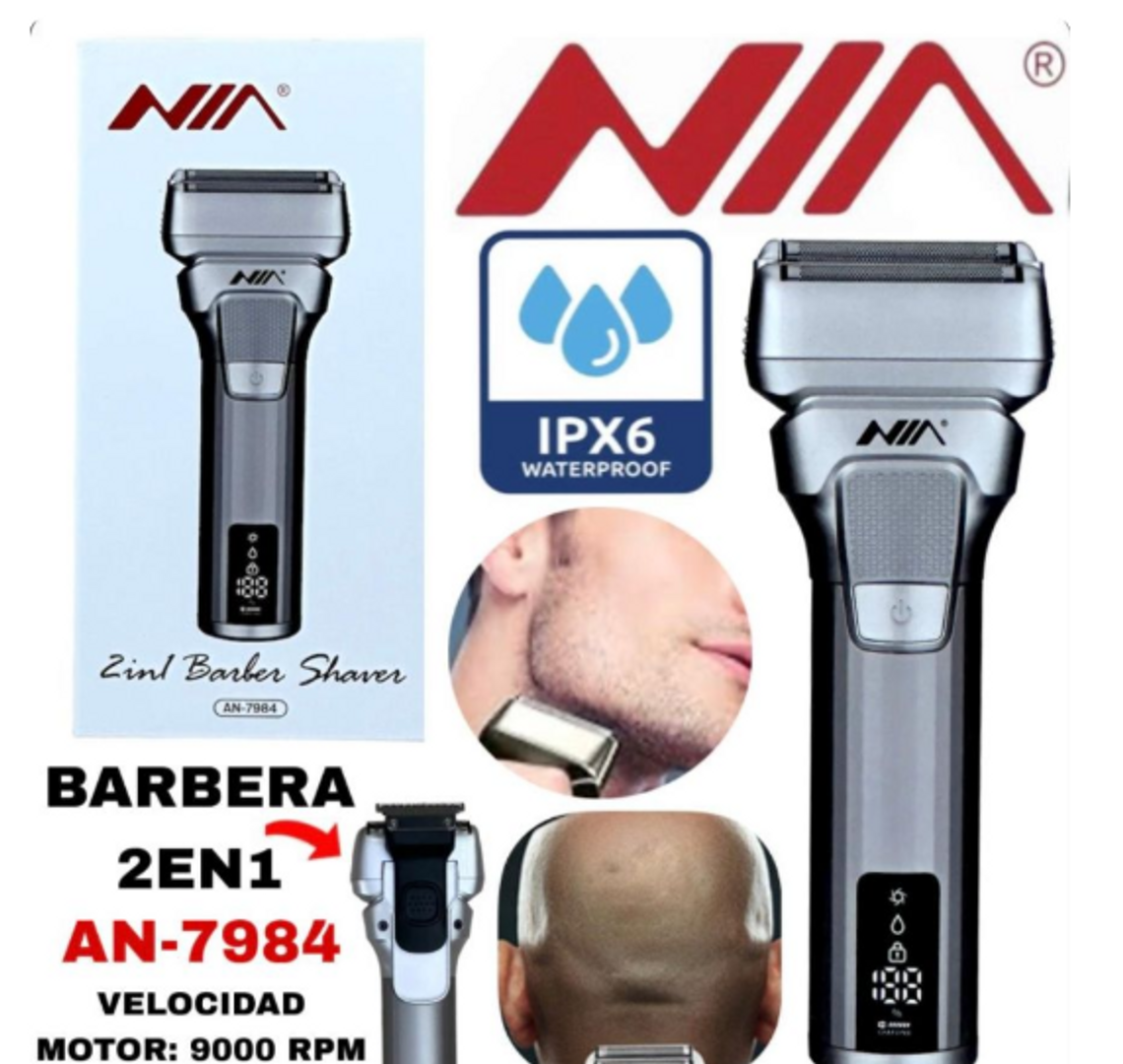 BARBERA SHAVER-PATILLERA 2 EN 1 NIA AN-7984