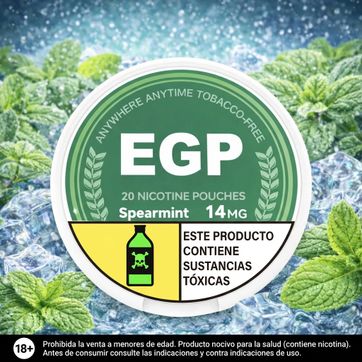 Imagen del producto Egp Spearmint 14mg - Parches De Nicotina