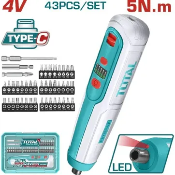 Imagen del producto Destornillador Inalambrico 4v 1/4 5nm