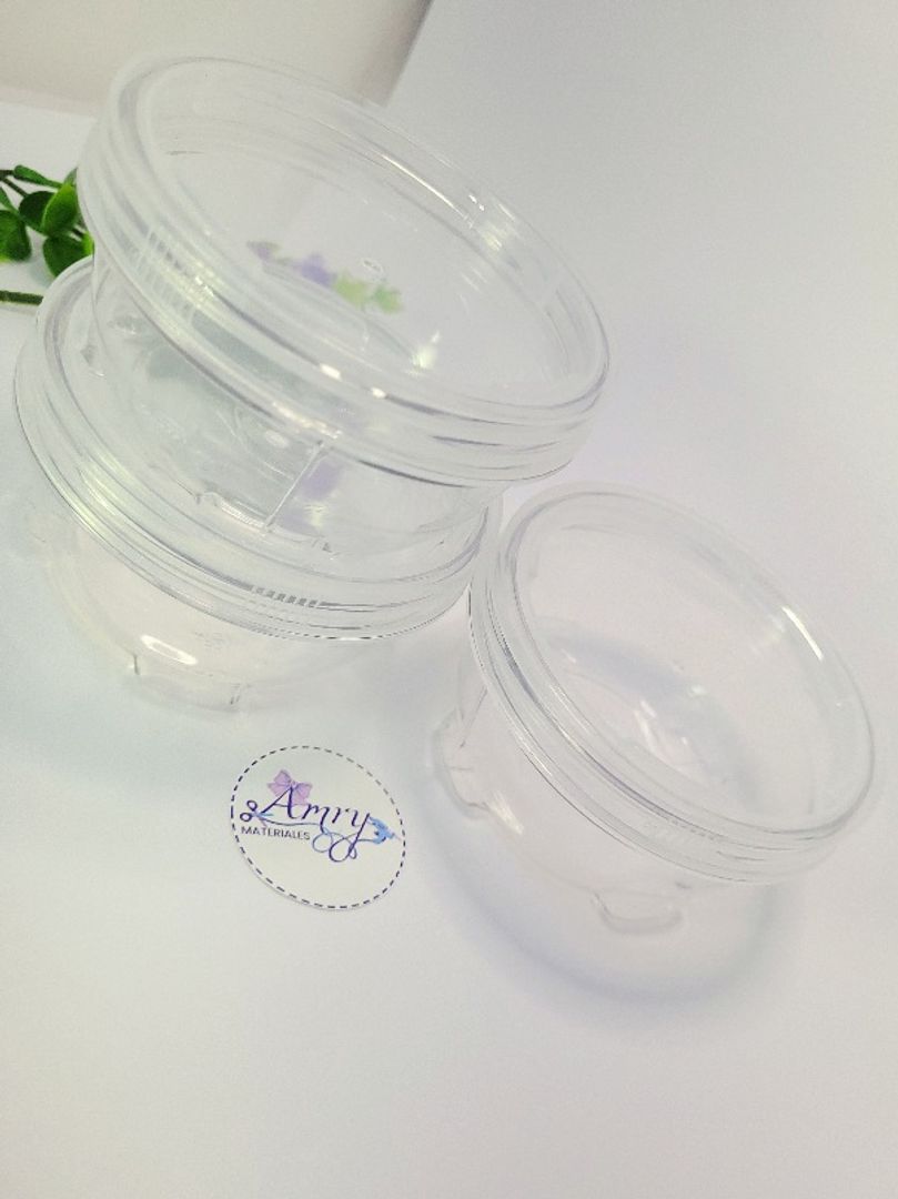 Recipiente con tapa 9,5x4,5cm Transparente 