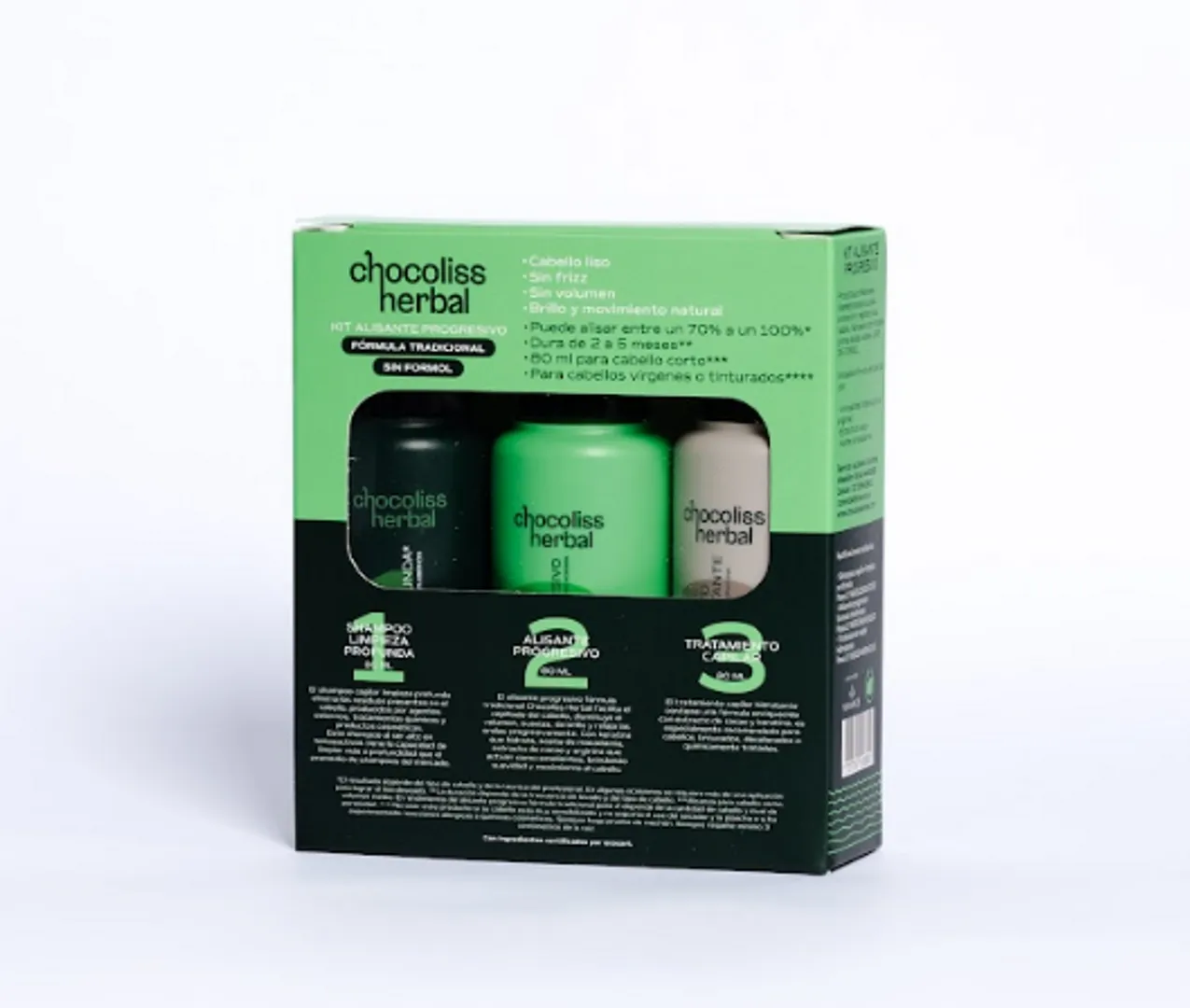 Kit de 80ml alisante - formula tradicional 