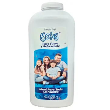Imagen del producto Talco Suave y Refrescante Yoky para toda la familia 